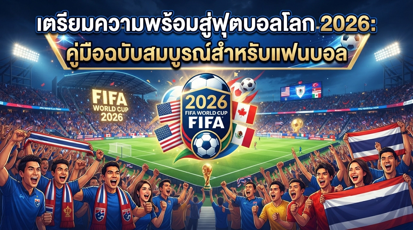 เตรียมความพร้อมสู่ฟุตบอลโลก 2026: คู่มือฉบับสมบูรณ์สำหรับแฟนบอล